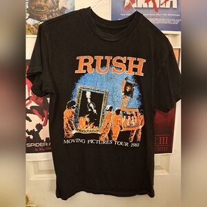 Rush moving pictures world tour t-shirt